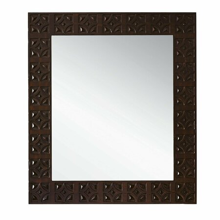 JAMES MARTIN VANITIES Balmoral 37in Mirror, Antique Walnut 150-M37-ANW